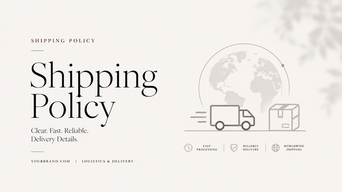 Shipping Policy - Handartnails