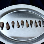 Espresso Veil - Brown Smoke Handmade Dragon Press-On Nails