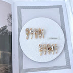 handartnails: "Golden Hour Relic" – Champagne Crystal Baroque Handmade Stiletto Nails