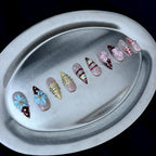 Candy Coast - Pastel 3D Floral Handmade Dragon Press-On Nails