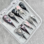 "Demonic Sketch Horror" - 3D Heavy Metal Gothic Nails