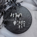 "Dark Gothic Spider & Chain" - 3D Luxury Mismatched Press-On Nails