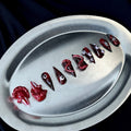 Crimson Familiar - Red Gothic 3D Handmade Dragon Press-On Nails