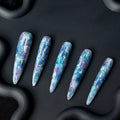 Aurora Tide Veil Lustre Press-On Nails