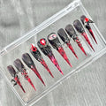 "Bloody Macabre Eye" - 3D Pierced Horror Press-On Nails