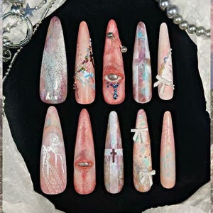 Lucifer Fallen Angel Nails "Paradise Lost" | Handartnails