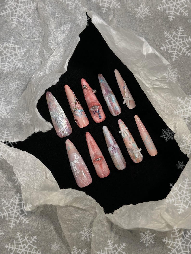 Lucifer Fallen Angel Nails "Paradise Lost" | Handartnails